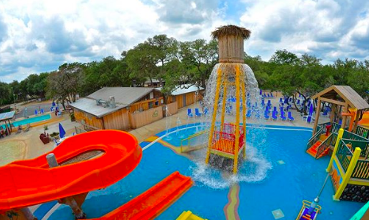 Yogi Bear's Jellystone Park Hill Country
12915 FM306, Canyon Lake, (830) 256-0088, jellystonehillcountry.com
Yogi Bear fans and anyone who loves outdoor fun will want to make plans to head to this Central Texas gem. You’ll be able to explore the interactive water zone, swimming pool, splash pad and tubing! There’s also non-water activities for your consideration, like laser tag and mini golf, in case you need to spend some time on dry land.
Photo via Instagram / jellystonehc