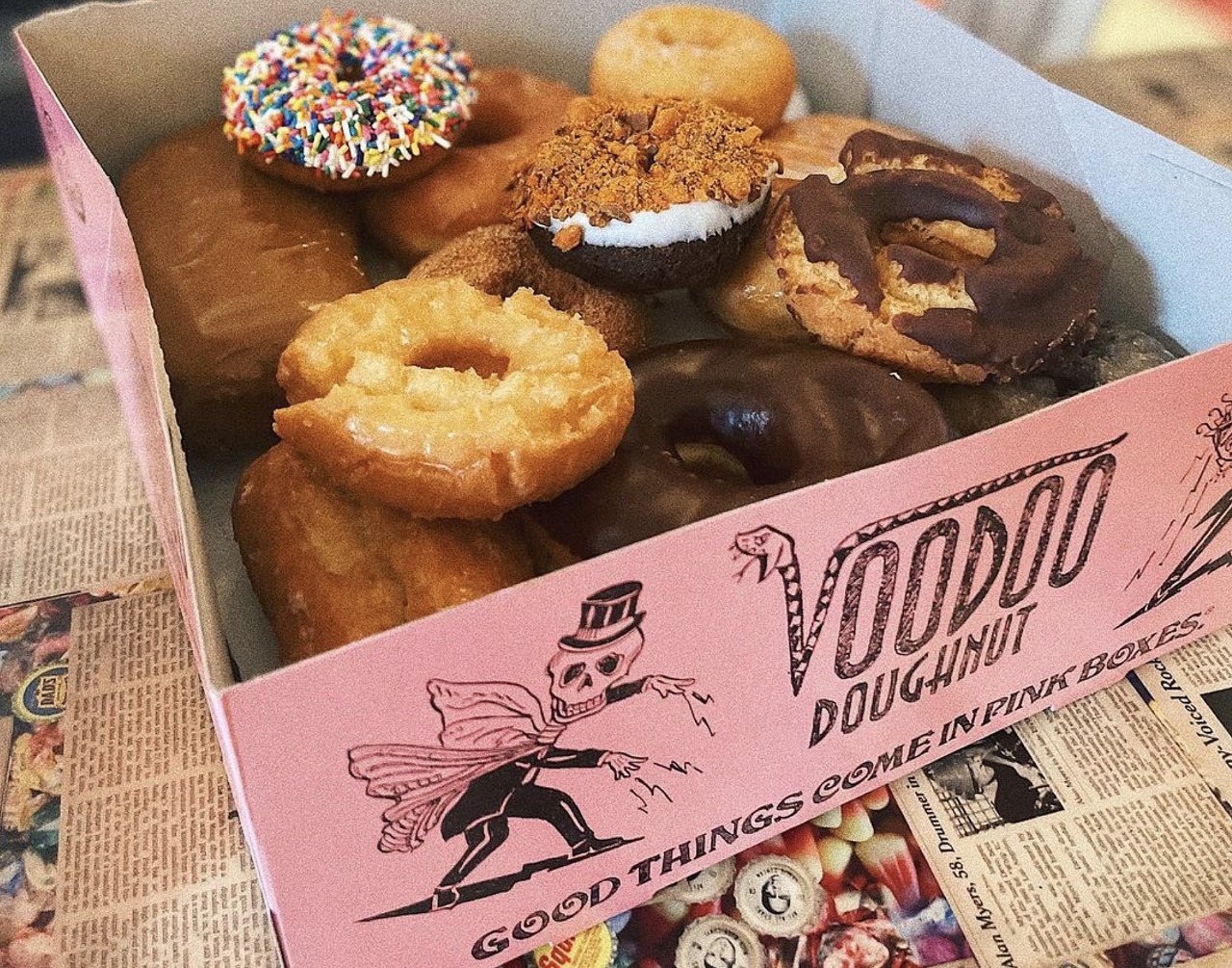 Voodoo Doughnut
400 E. Houston St., voodoodoughnut.com
Iconic Portland-based Voodoo Doughnut will make its San Antonio debut by year’s end, becoming downtown’s first 24-hour coffee-and-donut spot. It will occupy the space previously filled by Playland Pizza. 
Photo via Instagram / voodoodoughnut