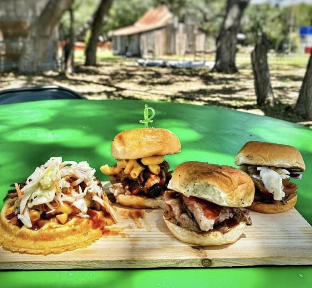 Smokey Boys Barbecue
9599 Braun Rd., (210) 842-0288, smokeyboysbarbecue.com
This veteran-owned and -operated barbecue outfit not only smokes meats to perfection at a Northwest SA food truck park, it doles out bottle sauces for at-home indulging, too.  
Photo via Instagram / smokeyboysbarbecue