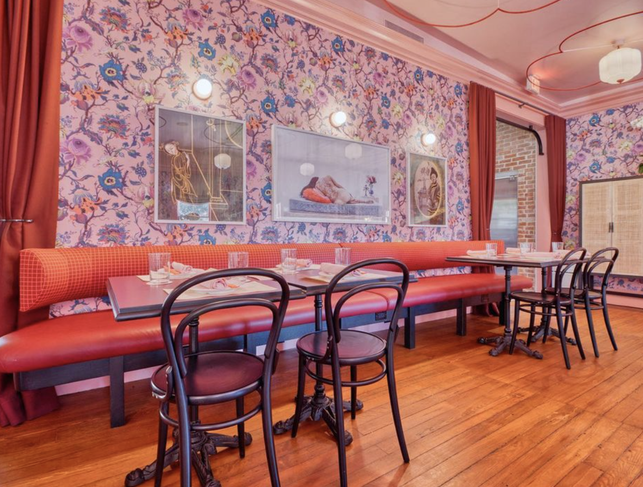 Best Quality Daughter
602 Avenue A, (210) 819-4236,  bestqualitydaughter.com
This “New Asian-American” spot at the popular Pearl complex has arguably the most SA-focused decor in town. Custom wallpaper features Alamo City landmarks in punchy colors to augment your culinary experience. 
Photo via Instagram /  bestqualitydaughter