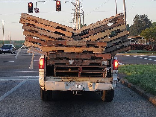 The ability to stack an infinite amount of random stuff in the back of a single pickup truck.