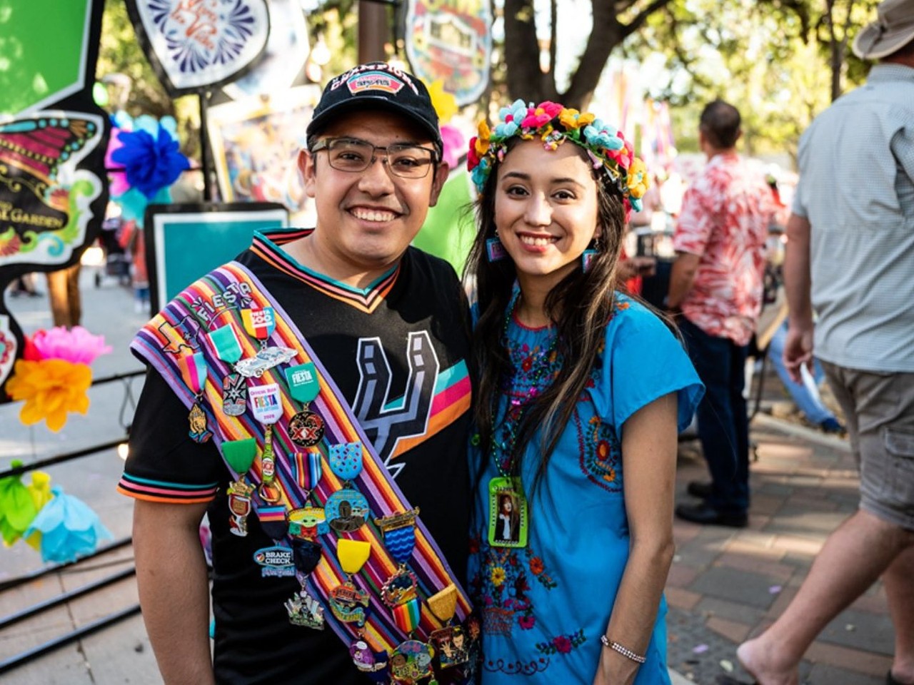 Having the strength not to throw out your back even though you’re wearing 50 pounds of Fiesta medals.