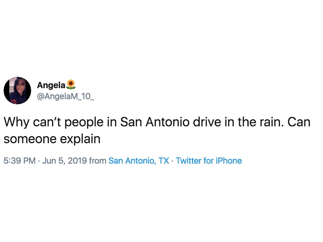 You can talk as much shit about San Antonio as you want, but only if you're from here.