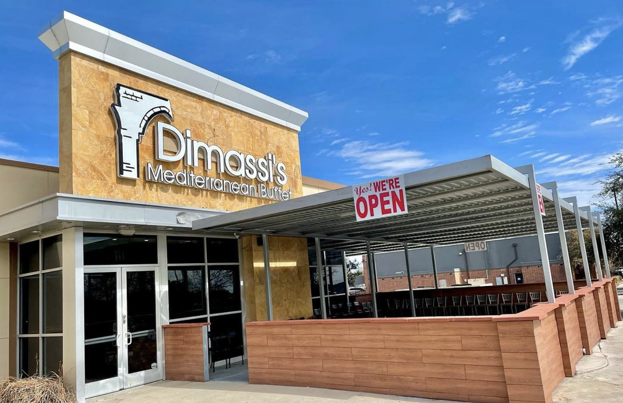 Dimassi’s Mediterranean Buffet
12858 Frontage Road, (210) 251-2124, dimassis.com
Fans of falafel, tabouli and hummus will be able to tuck into those — and dozens of other items — at Dimassi's Mediterranean Buffet's second San Antonio location, which opened in March. 
Photo via Instagram / dimassis_buffet