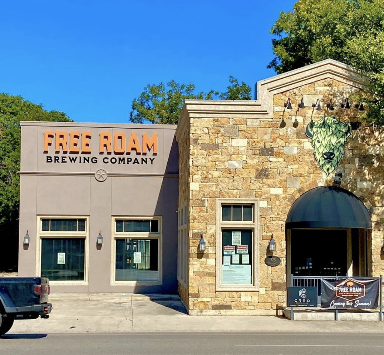 Free Roam Brewing Company
325 S. Main St., Boerne, freeroambrewing.com
Former San Francisco Giants pitcher Jeremy Affeldt will open the new craft brewery in the old Boerne Liberty Stable in the small town's bustling center.  
Photo via Instagram / freeroambrewingcompany 