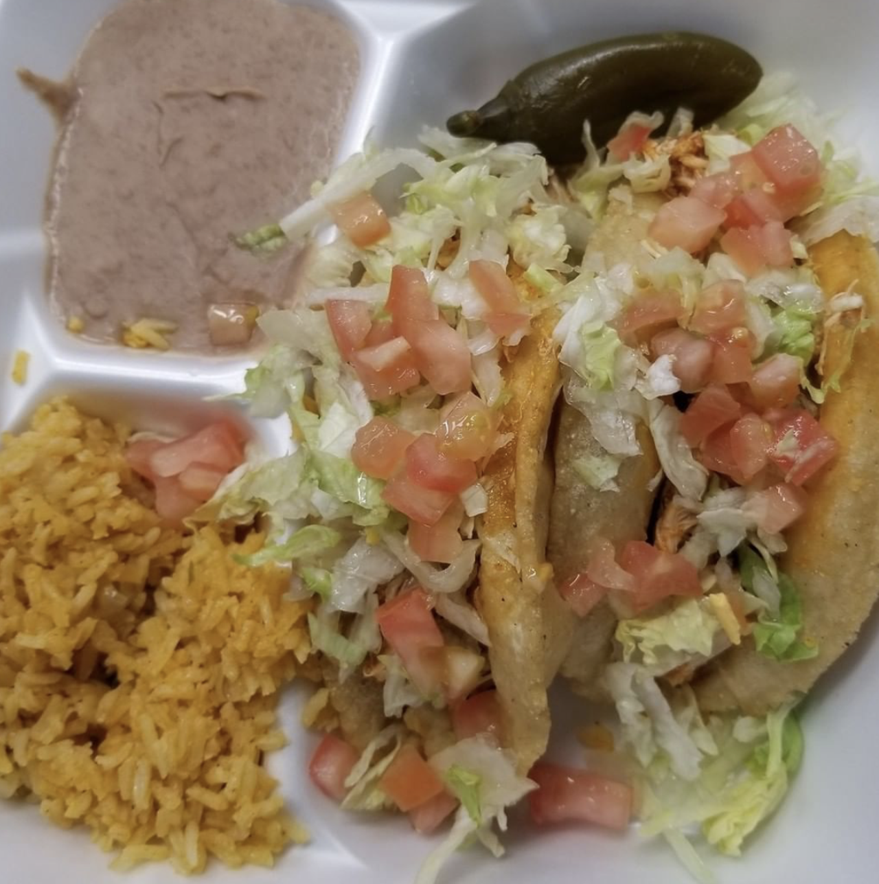 Ray’s Drive Inn
822 SW 19th St., (210) 432-7171, raysdriveinn.net
The home of the puffy taco is a San Anto staple. Visit Ray’s to load up on the puffys — available in orders of one, two, three or four — or the Special Chicken Puffy Tacos with beans and rice for just $7.50.
Photo via Instagram / raysdriveinn