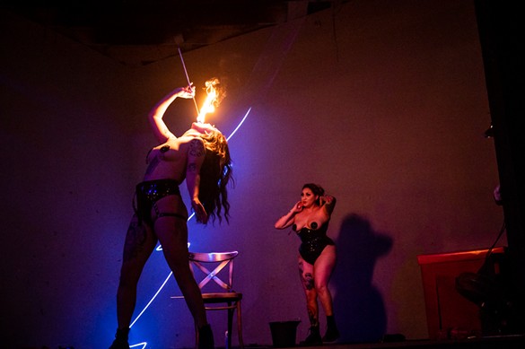 The best NSFW moments from San Antonio's Naughty or Nice? burlesque show on Friday