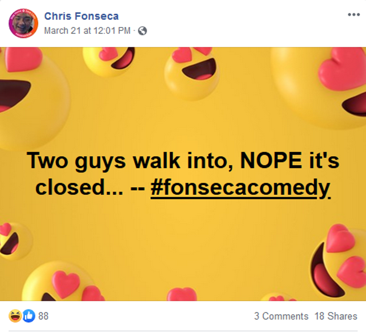 The Best Shelter-in-Place Social Media Jokes From San Antonio Stand-Up Comedians