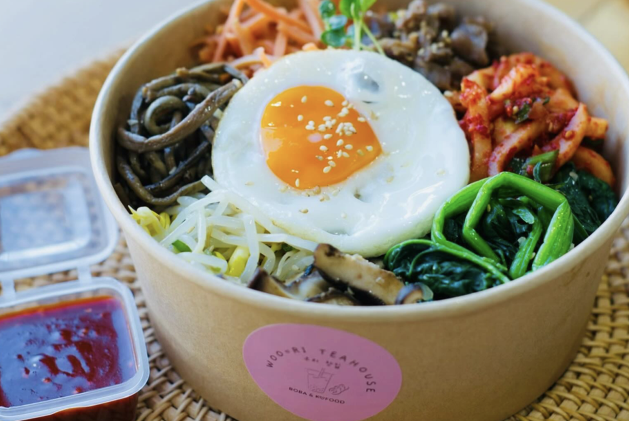 Woo Ri TeaHouse
4009 Broadway, (210) 265-3412, instagram.com/wooriteahouse
Woo Ri TeaHouse began serving this spring at The Boardwalk on Broadway, offering customers Korean staples such as bibimbap and kimchi fried rice along with boba teas.