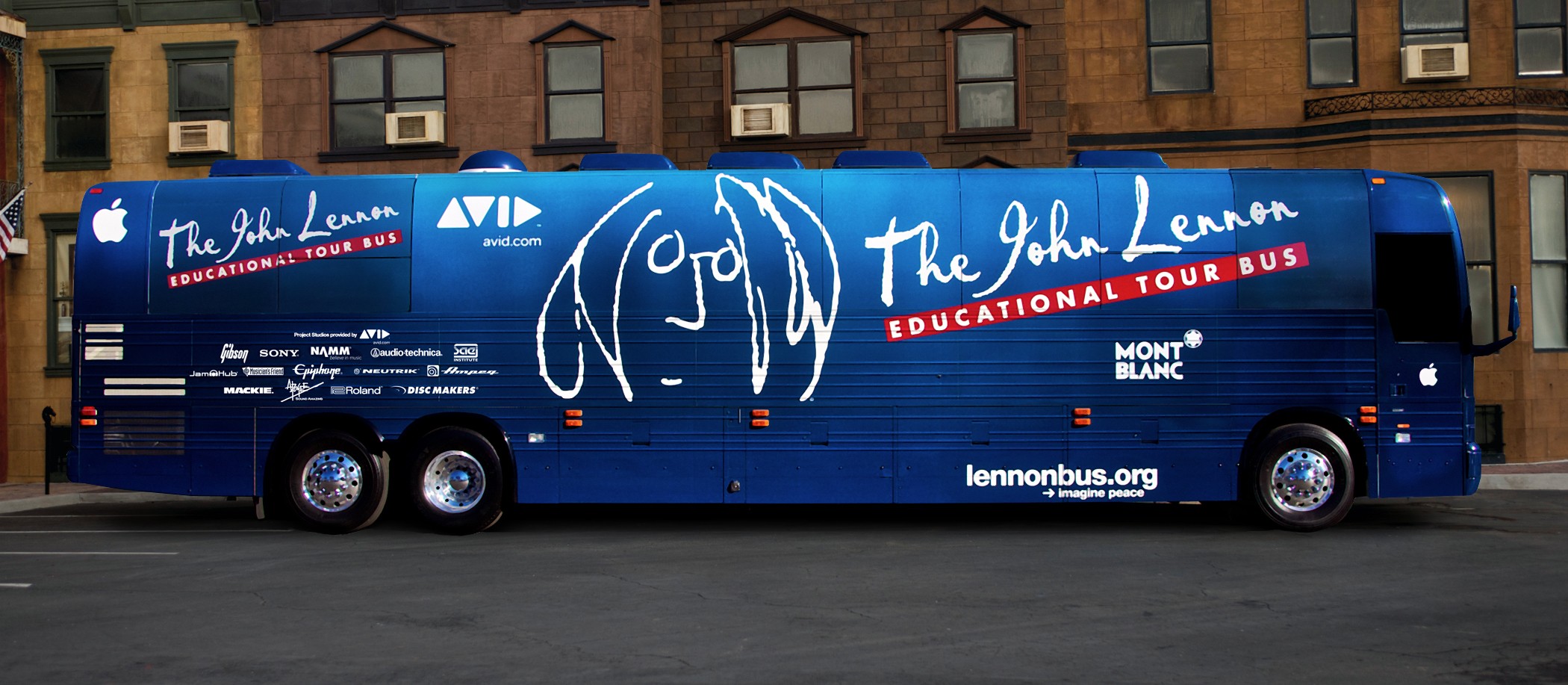 The John Lennon Educational Tour Bus stops in SA today