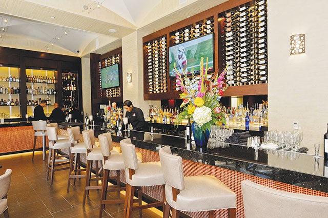 The new bar at Ruth’s Chris is ginormous - COURTESY PHOTO