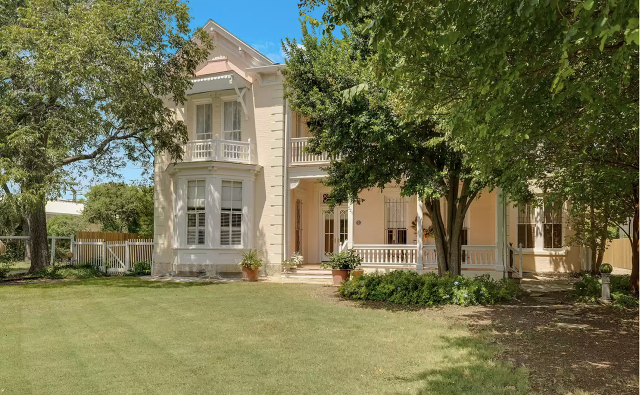 The restored 1882 home of San Antonio's prominent Hertzberg family is now for sale