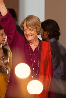 The always fabulous Maggie Smith in The Second Best Exotic Marigold Hotel