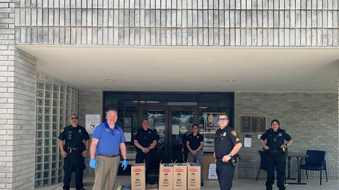 Jason’s Deli delivers lunch to the San Antonio Police Department’s South Substation.