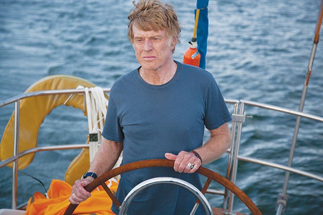 The still-incredibly-good-looking old man and the sea—Our Man (Robert Redford) in 'All Is Lost' - COURTESY PHOTO
