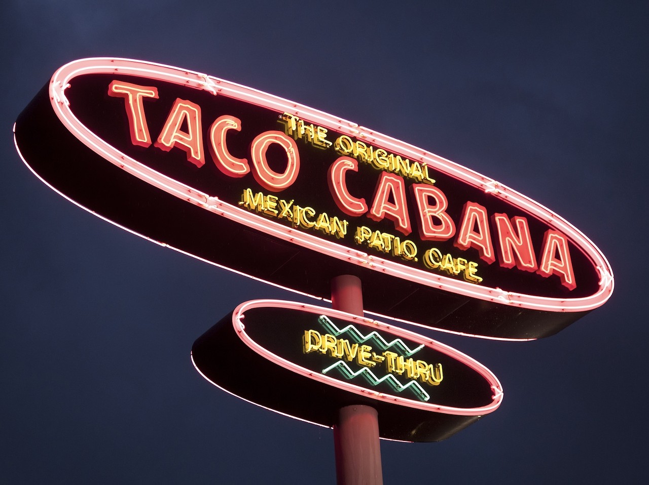 Taco Cabana
Multiple Locations, tacocabana.com
Whether you’re part of the camp that thinks Taco Cabana’s eats are the best, or that the San Antonio-based chain wouldn’t know good Mexican food if it hit them in the face, we can all agree on one thing: TC remains a go-to spot for late-night munchies, which makes it an automatic favorite for many locals.