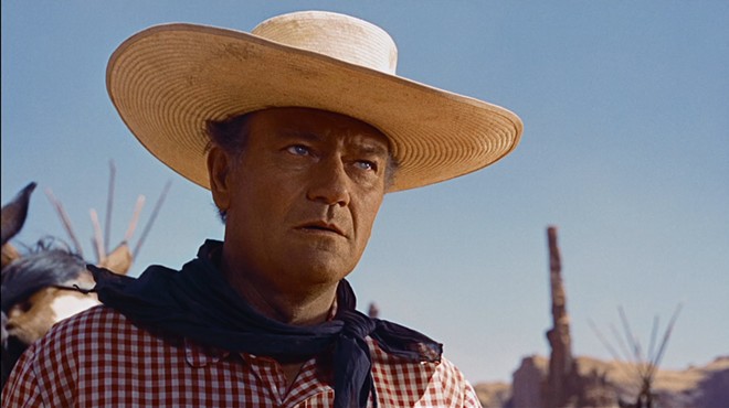 John Wayne starred in the 1956 film The Searchers.