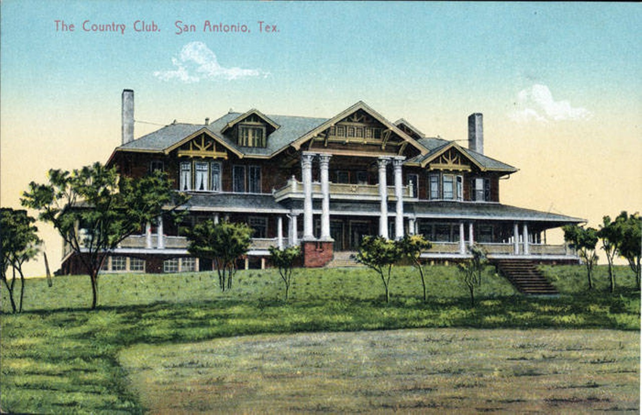 San Antonio Country Club, 1907-8
South elevation exterior of the San Antonio Country Club.