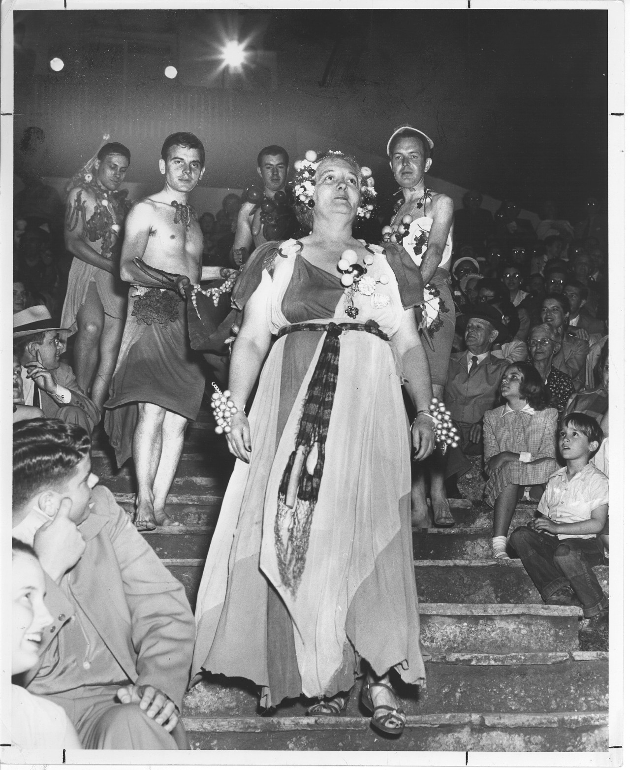 Kay Crews as Her Asthmatic Majesty, 1952