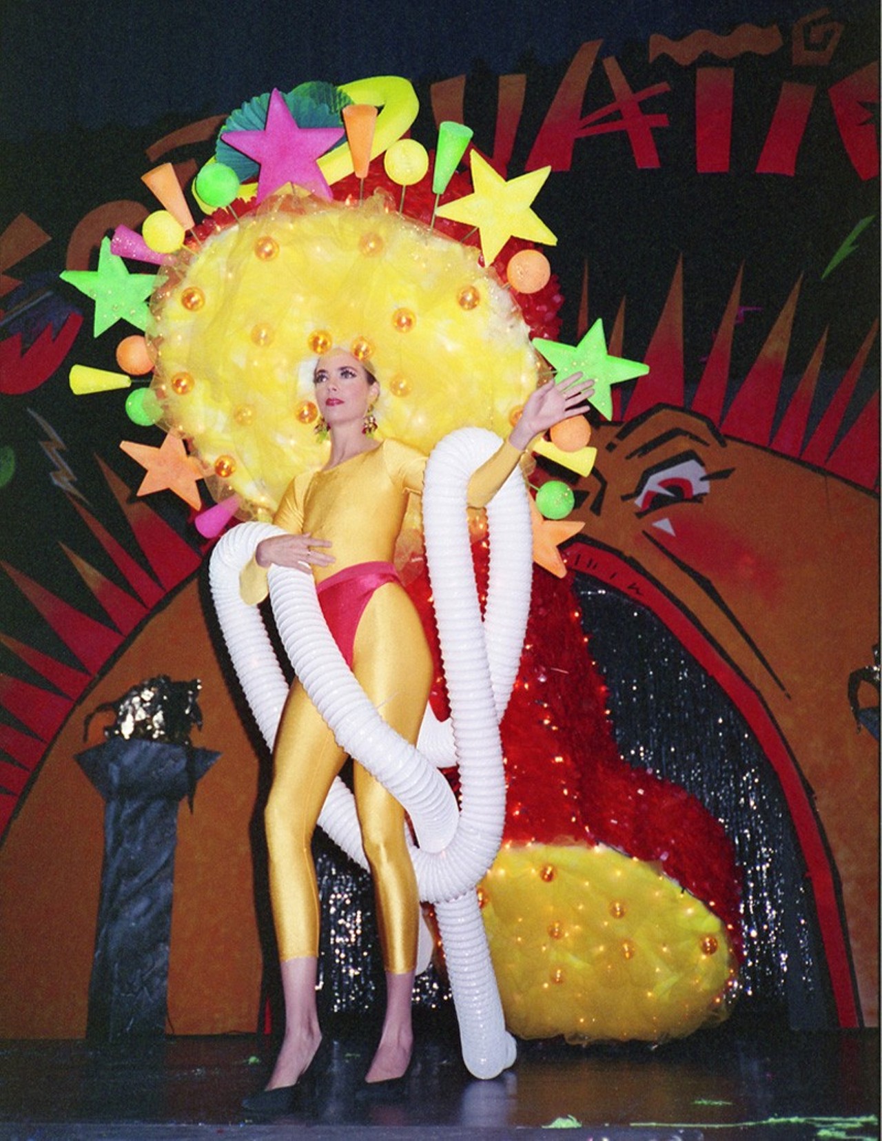 Ann Kinser as the Queen of Scintillating Saturn, 1993 (photo by Michael Mehl)