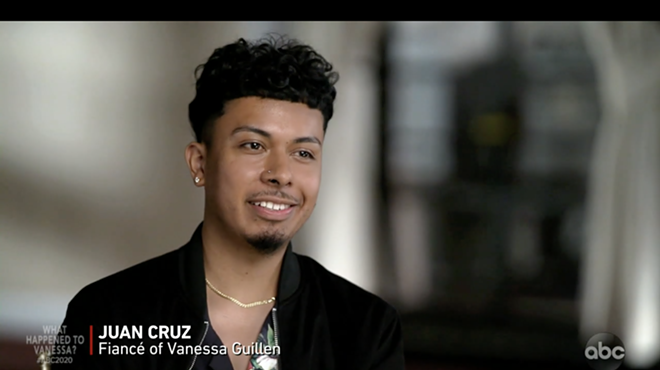 Juan Cruz, Guillén’s fiancé, recounts happy experiences with the slain soldier on ABC's 2020.