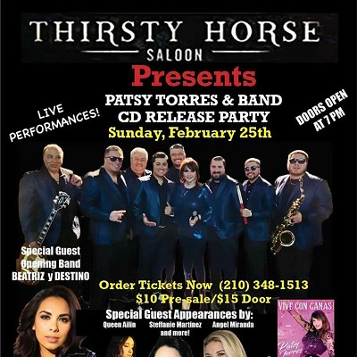 THIRSTY HORSE SALOON Presents PATSY TORRES and Band CD Release Party