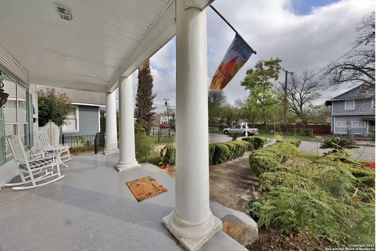 This 1910 home for sale in Southside San Antonio looks like it could be located in King William