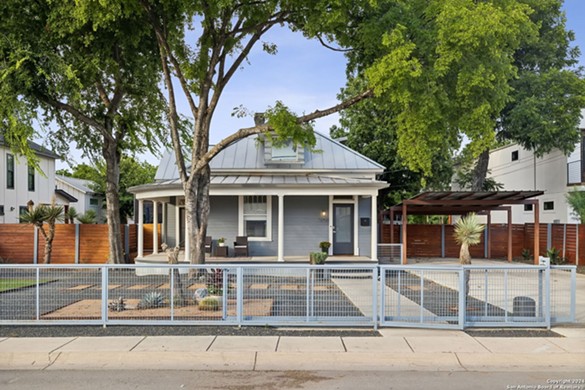 This 1920s King William bungalow has a staircase made out of vintage railroad tracks