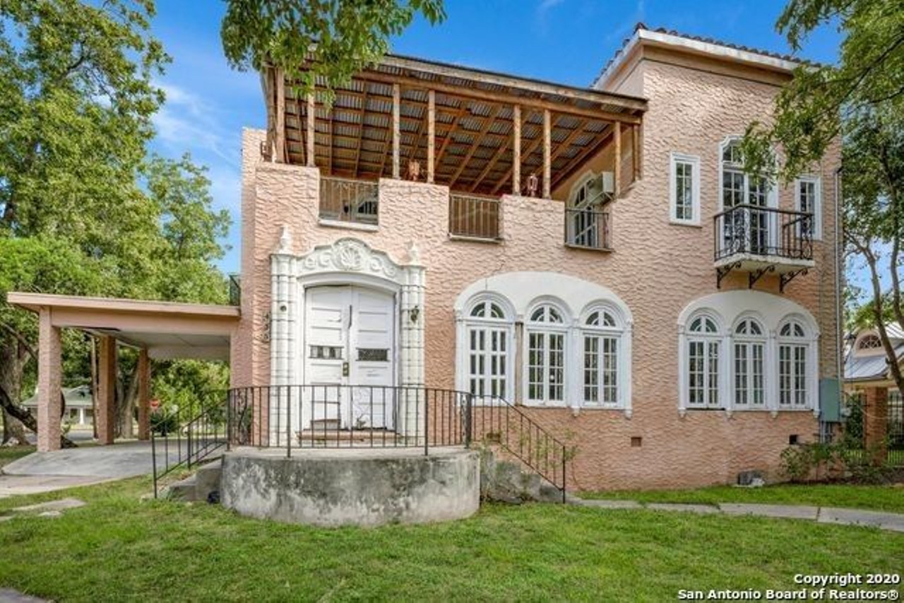 This 1927 fixer-upper for sale in San Antonio was designed by the Alameda Theater's architect