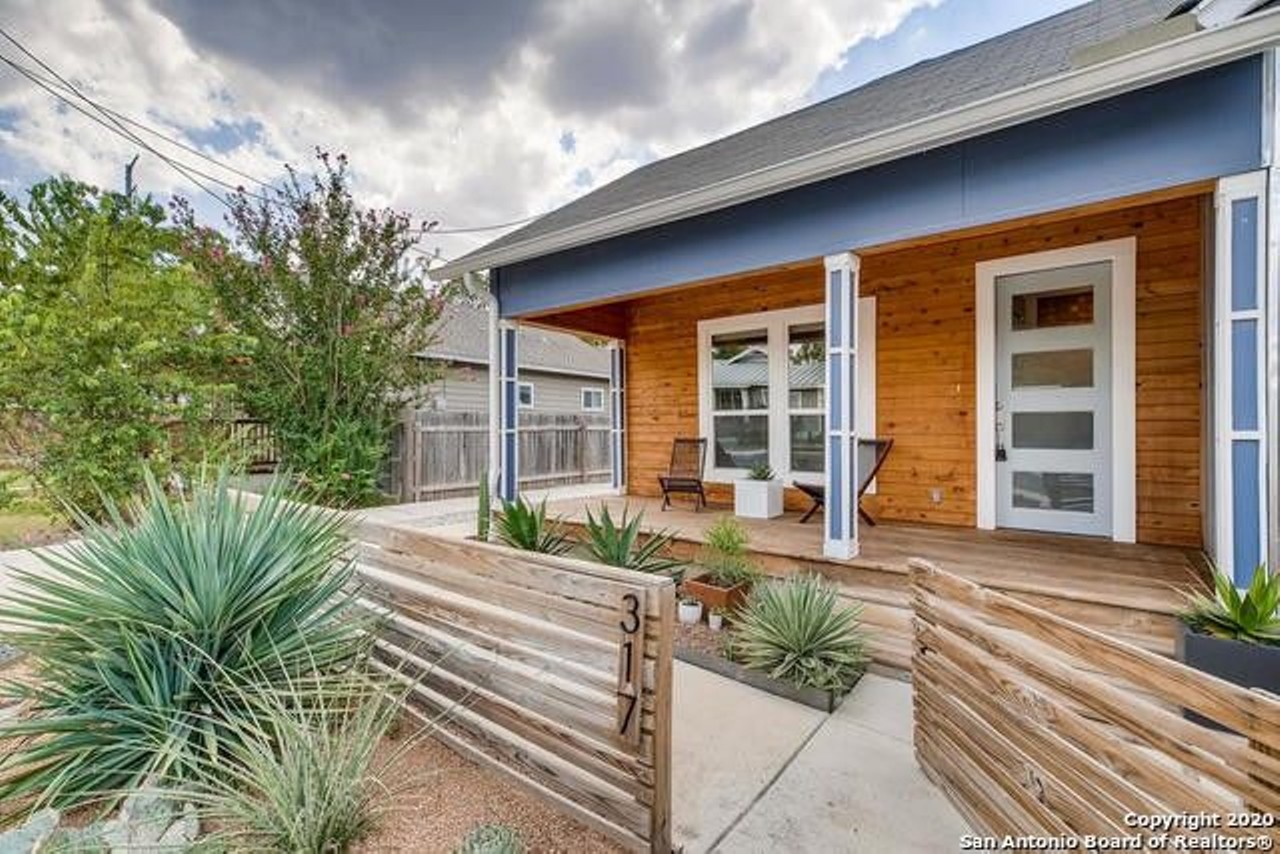 This 1940 House for Sale Near Downtown San Antonio Just Got a Funky Curbside Makeover