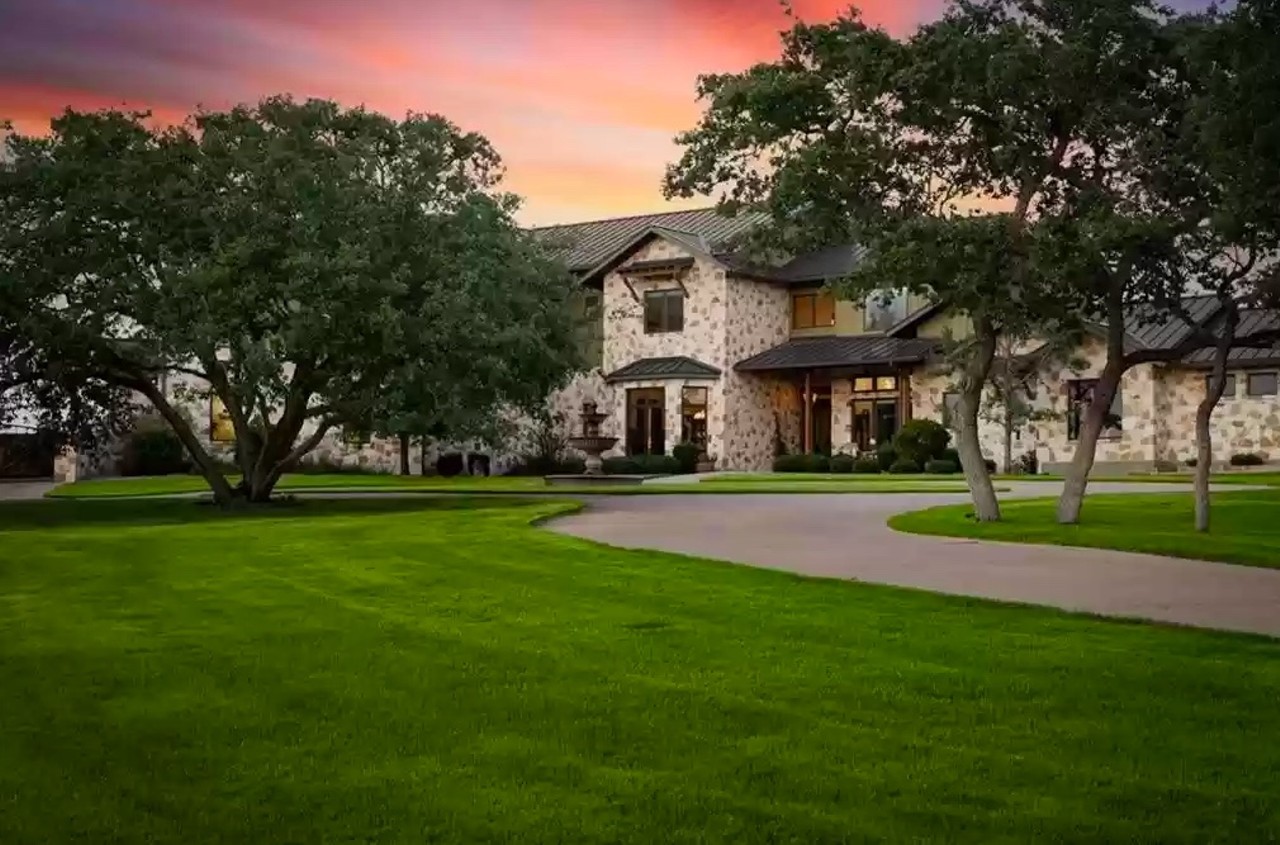 This $7 million San Antonio-area mansion comes with its own backyard lazy river