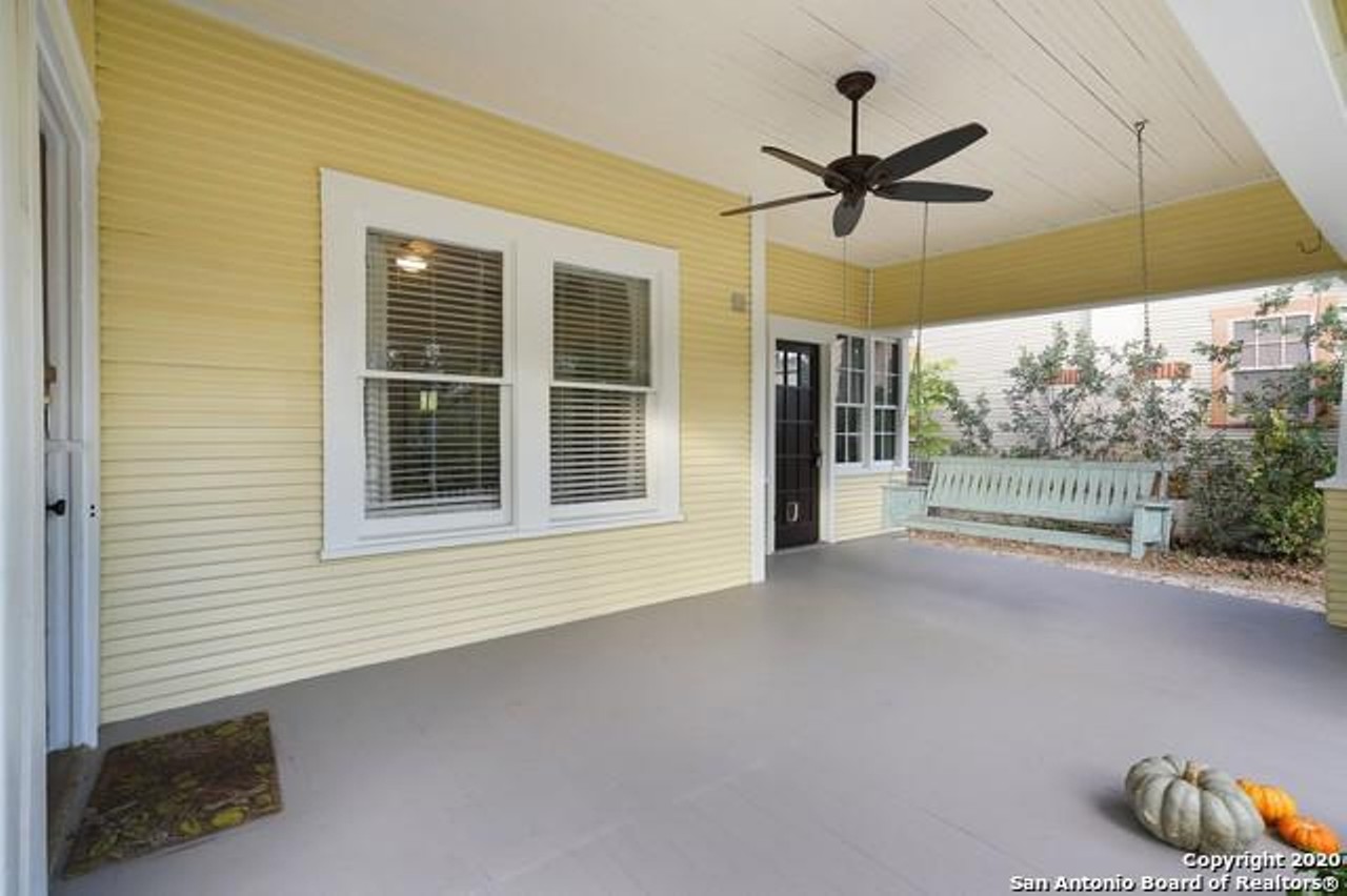 This 99-year-old home for sale near downtown San Antonio is a canary yellow bundle of cuteness
