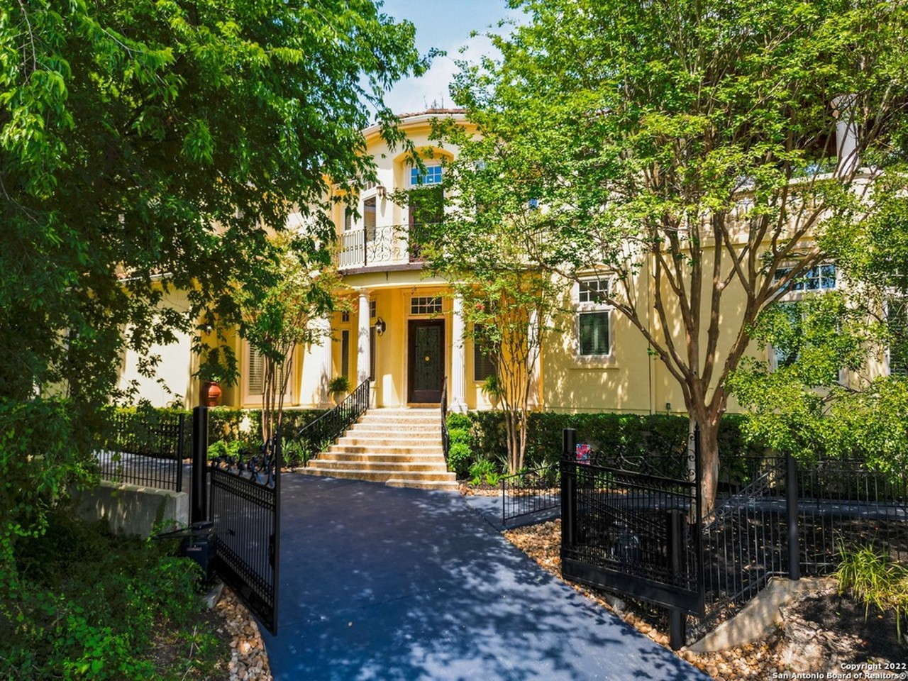 This Alamo Heights mansion has a 30-foot-high foyer and its own elevator