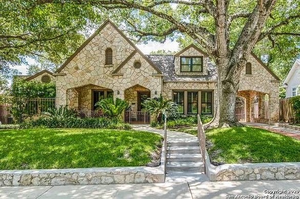 This All-Rock Home for Sale in Alamo Heights Looks Like a Gingerbread House