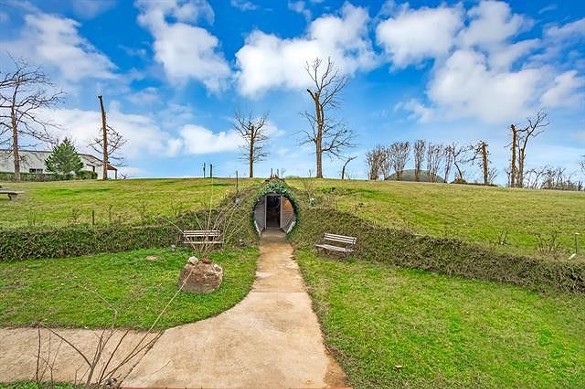 This Completely Underground Dome Home for Sale in Rural Texas Is a Trip to Wonderland