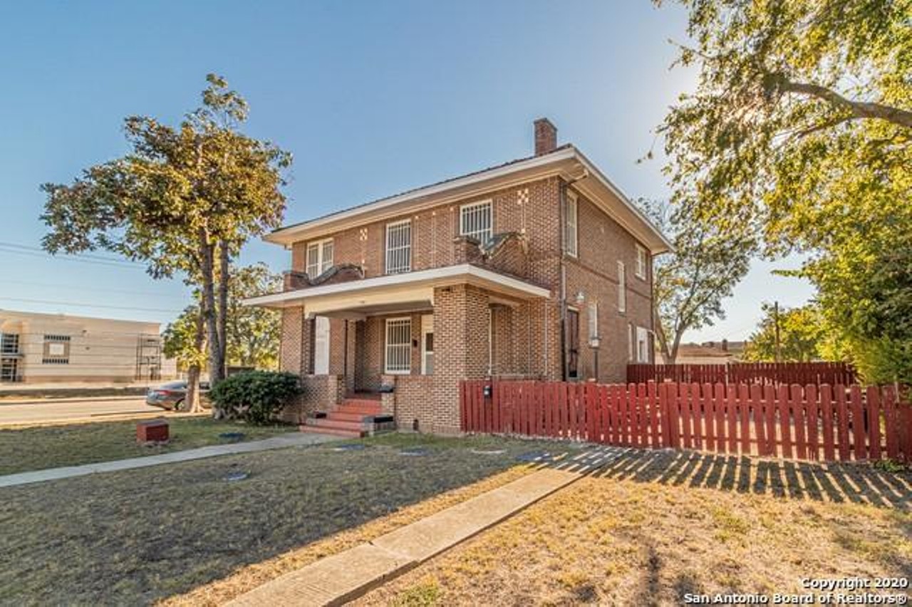 This historic fixer-upper for sale is one of the few brick homes in San Antonio's King William area