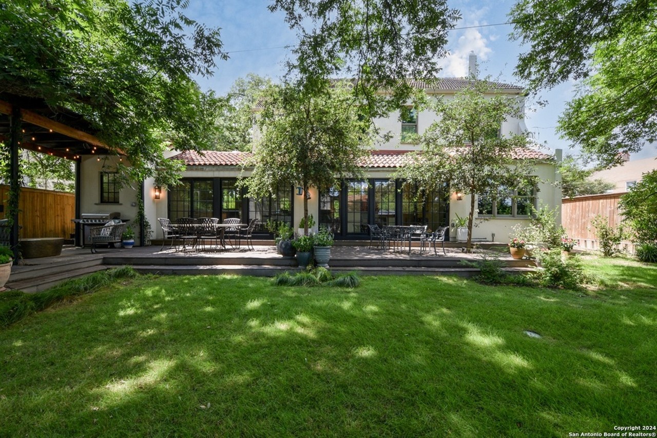 This historic San Antonio home for sale was built by the architect of Sunken Garden Theater
