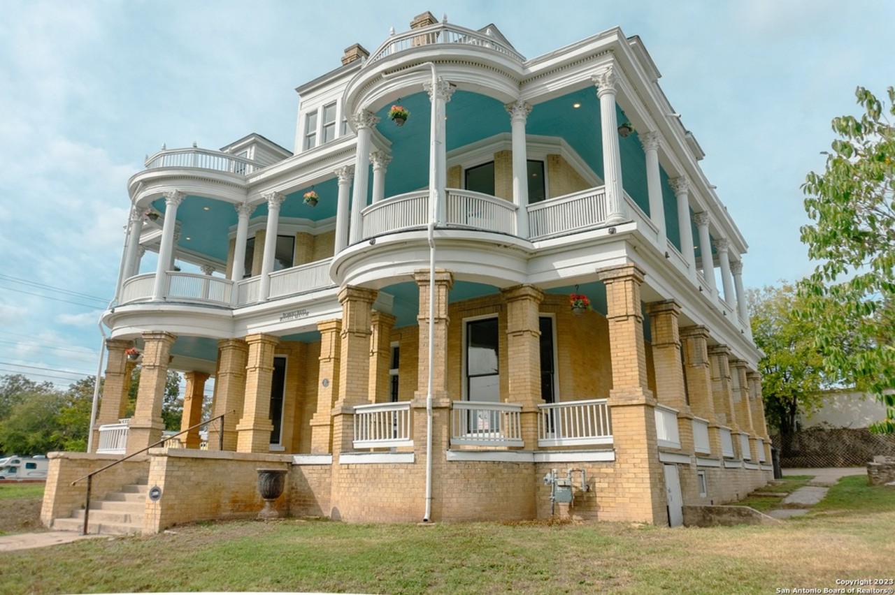This historic San Antonio home was famous for being lifted on jacks to build its lower story