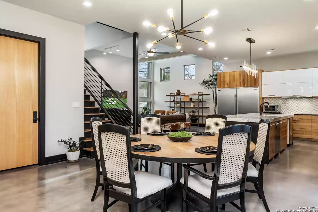 This home for sale in San Antonio's King William area has 32-foot-high ceilings and two lofts