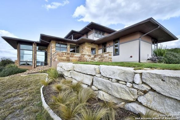 This San Antonio home for sale was modeled after a famous Frank Lloyd Wright landmark
