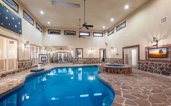 This San Antonio mansion for sale has a rare indoor swimming pool