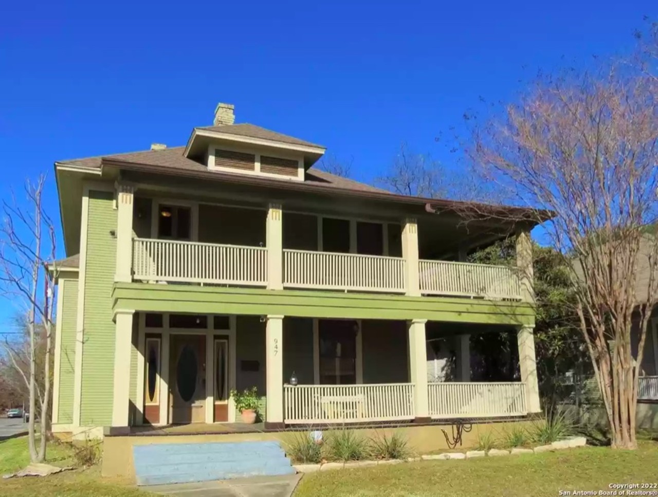 This two-story charmer was one of the first houses in San Antonio's Beacon Hill neighborhood