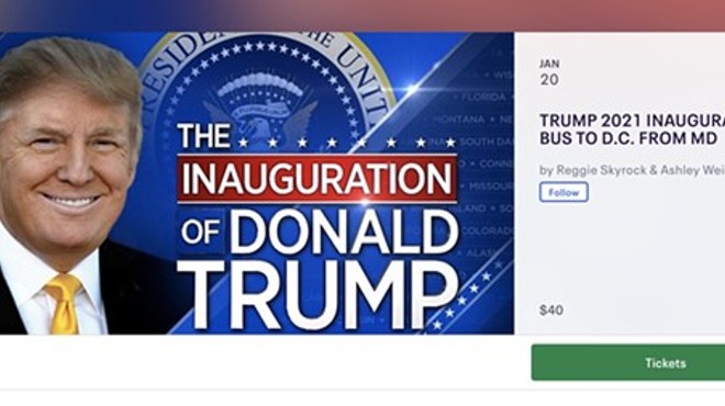 Today in scams, this absolutely brazen cash grab for a bus trip to Trump's 2021 inauguration
