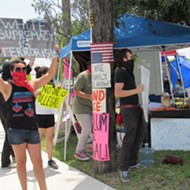 San Antonio's Small Occupy ICE Camp Keeps Braving the Heat