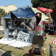 Texas Neo-Nazi Group Attacks San Antonio's Occupy ICE Encampment
