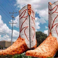 ‘Daddy-O’ Wade, the Artist Who Created the Giant Cowboy Boots Outside San Antonio's North Star Mall, Has Died