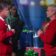 Henry Rollins Dons Ugly Sweater Sings 'Carol of the Bells' with Colbert