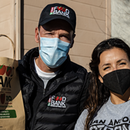 Actress Eva Longoria volunteers with San Antonio Food Bank following devastating winter storm