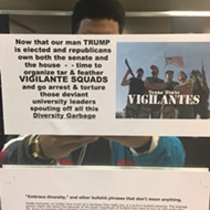 Trump Supporters Leave "Vigilante Squad" Fliers Around Texas State University