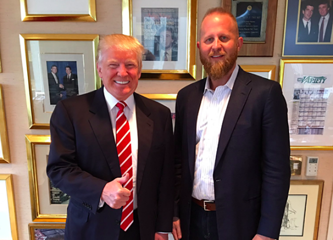Brad Parscale (right) stepped in it on Twitter this week. - Facebook